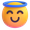 smiling face with halo